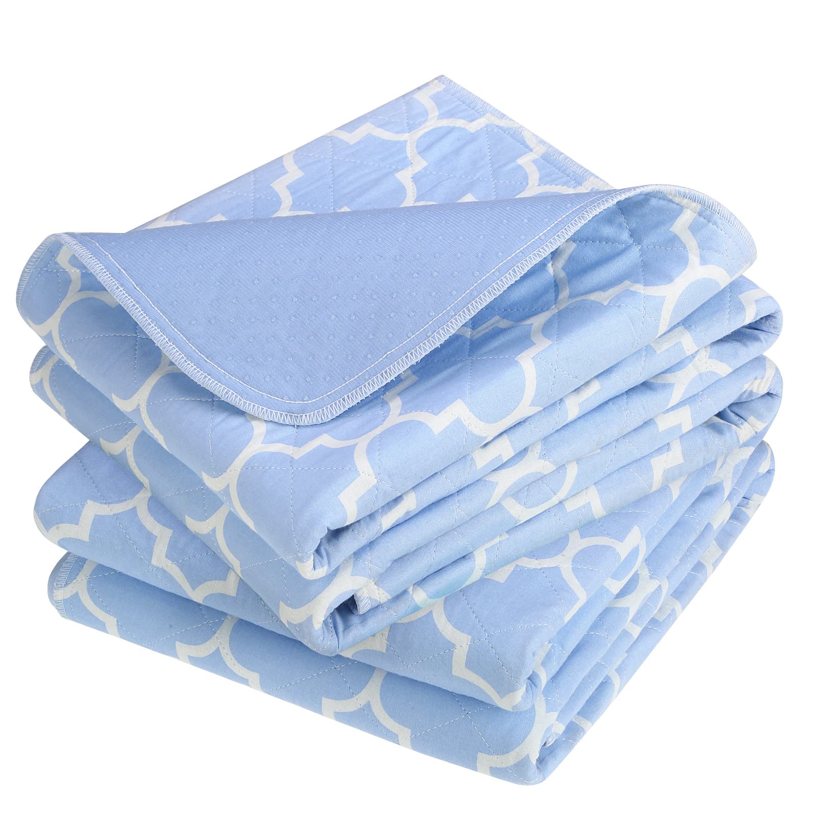 OUTCREATOR Washable Bed Pad top view shows soft surface and non-slip stability