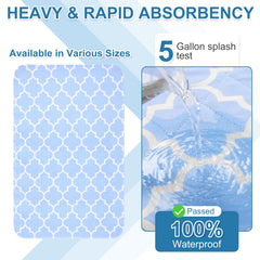 OUTCREATOR Washable Bed Pad waterproof layer protects mattress from leaks