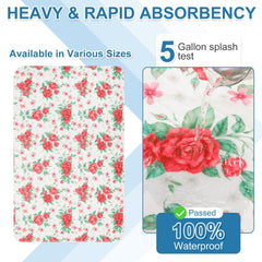 OUTCREATOR bed pad absorbent-core provides quick moisture lock for dry nights.