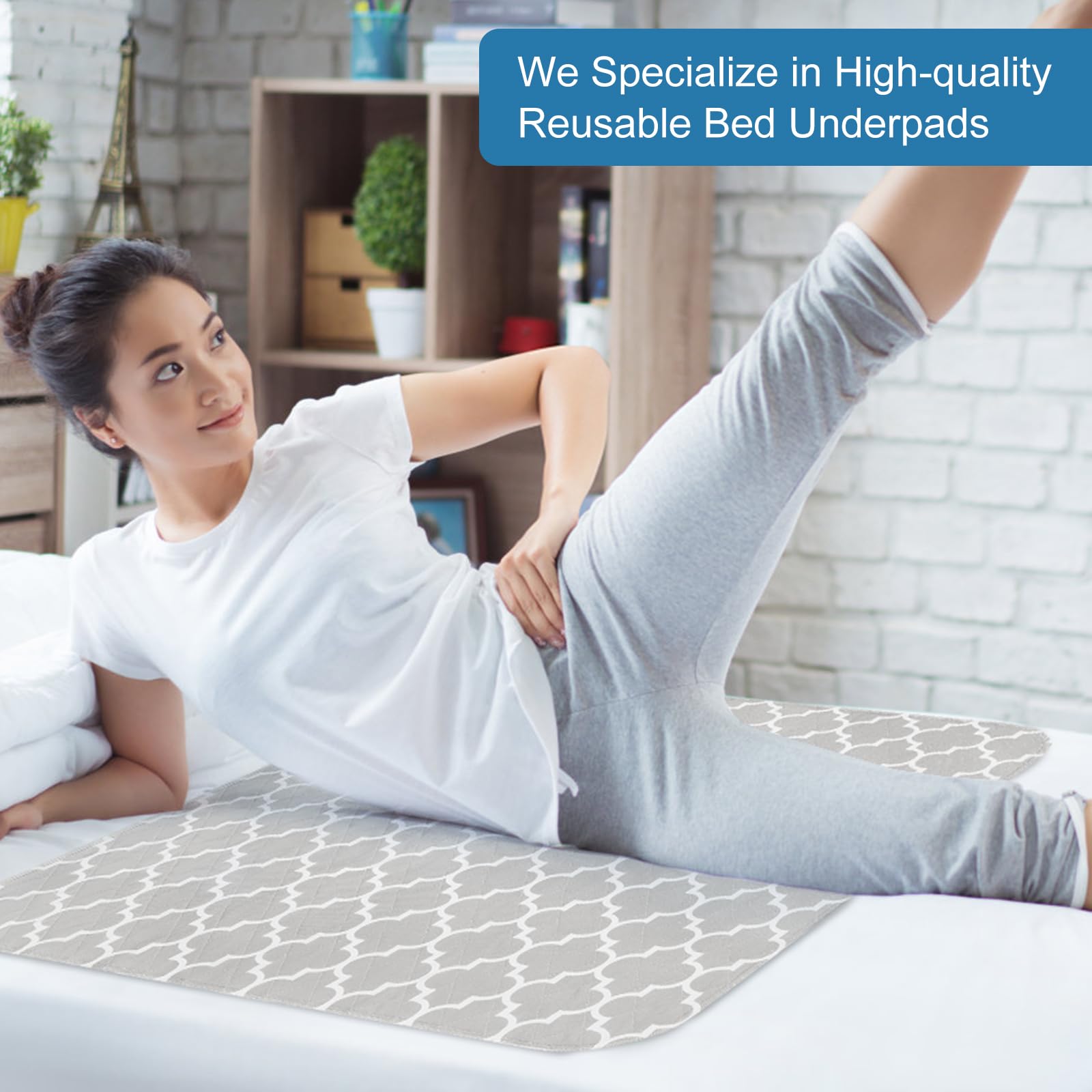 OUTCREATOR Machine-washable design simplifies care and reduces disposable pad use