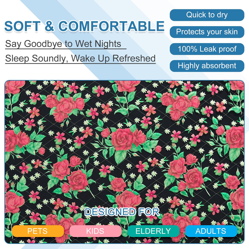 OUTCREATOR reusable bed pad ideal for travel or hospital settings.