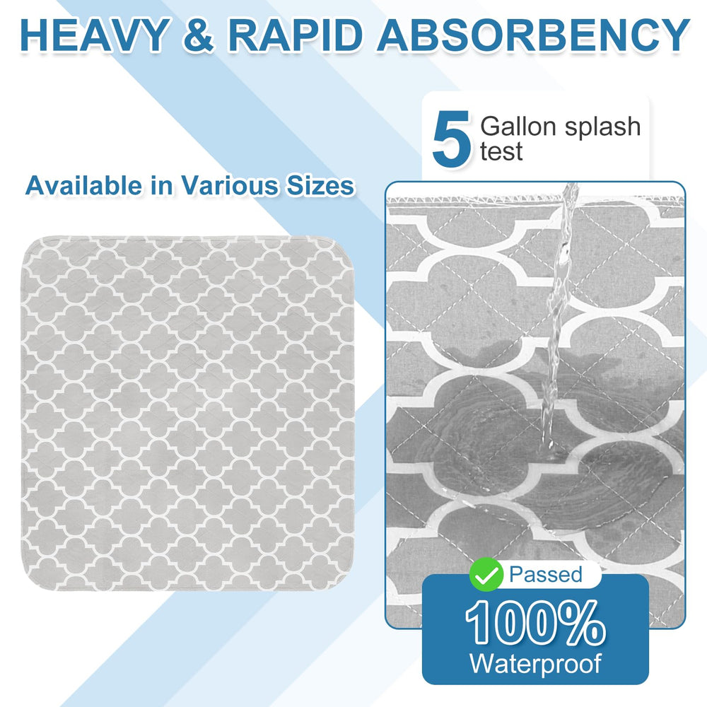 OUTCREATOR Bed Pad non-slip bottom keeps sheets in place for peaceful sleep