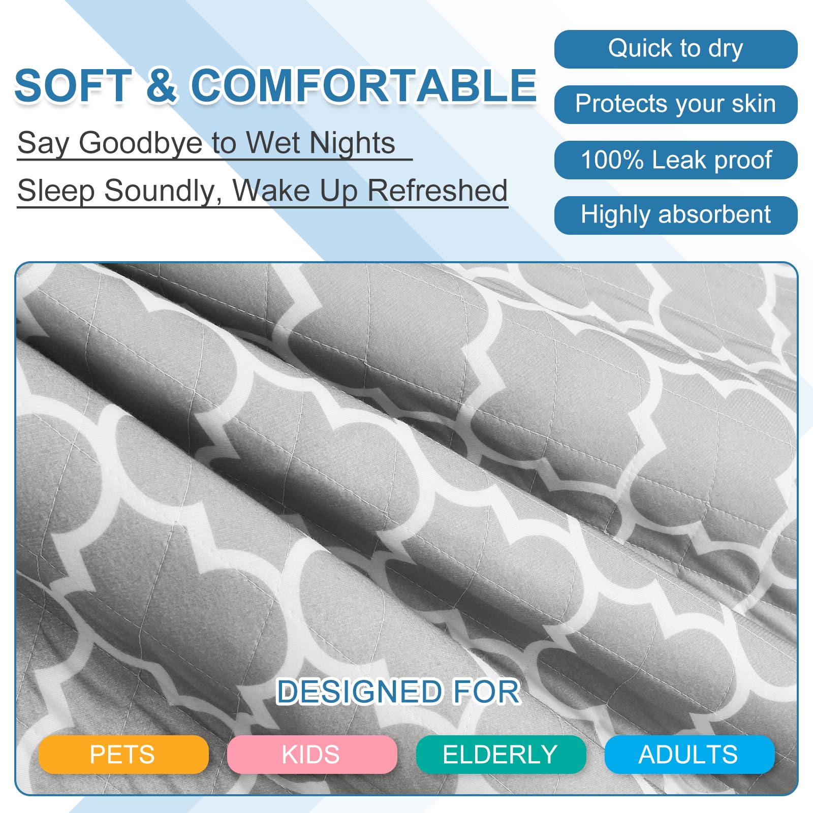 OUTCREATOR Pack of 4 offers reusable protection for family care settings