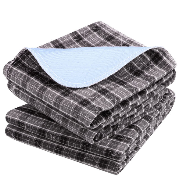 OUTCREATOR Washable Bed Pads 34x56 pack keeps the mattress dry and protected.