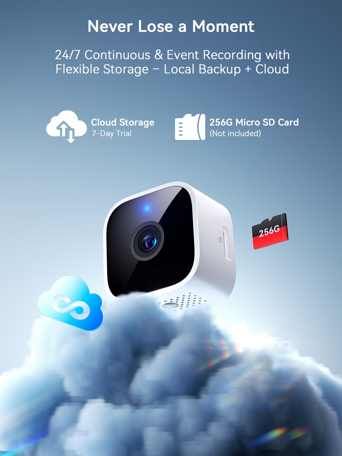 Outinput 2.4GHz WiFi setup ensures stable connectivity.