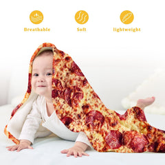 Outivity pizza blanket burrito-pretend wrap creates delightful dress-up moments