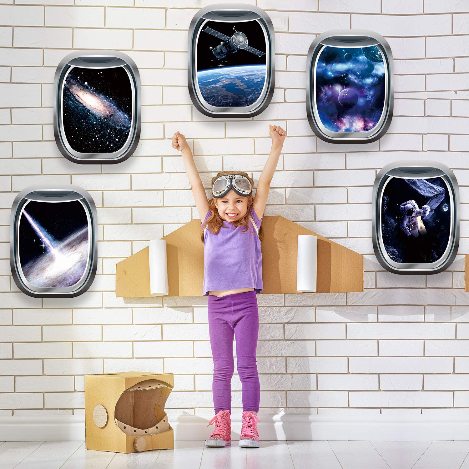 Outus 3D astronaut decal creates a dynamic backdrop for storytelling