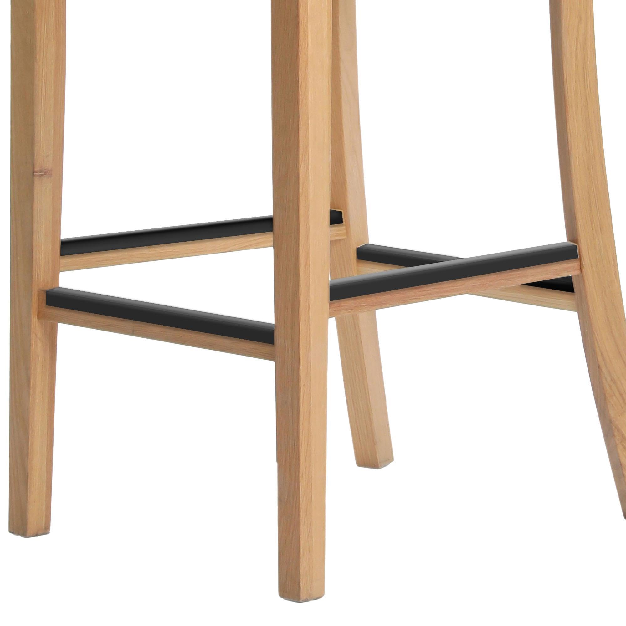 Outwater USA-made matte black edge guard blends with most decors.