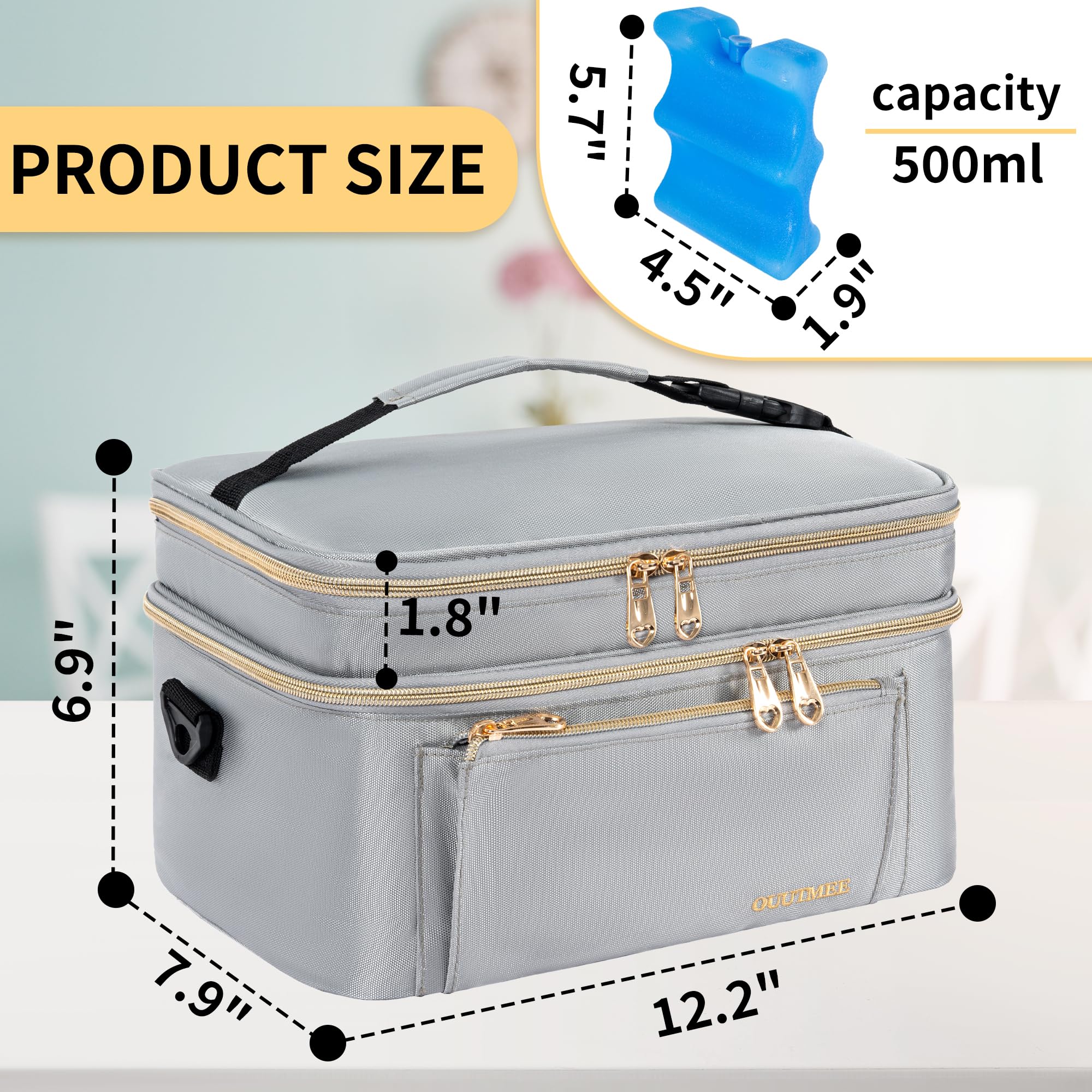 OUUTMEE detachable dividers highlight flexible packing for different setups