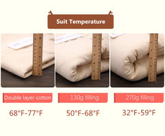 OuYun baby sleeping bag roomier space keeps baby comfortable and free to move.