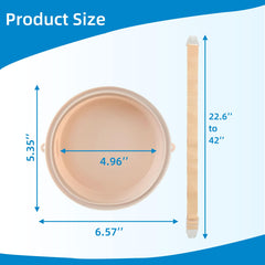Ovand waterproof silicone stoma cover demonstrates a leak-proof seal during shower
