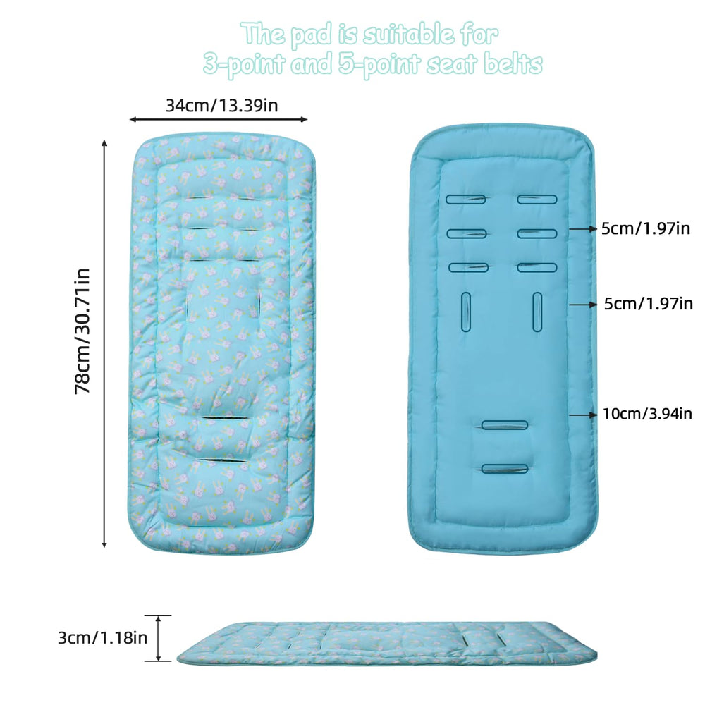 Ovelin blue rabbits back design, cozy and soft for year round use