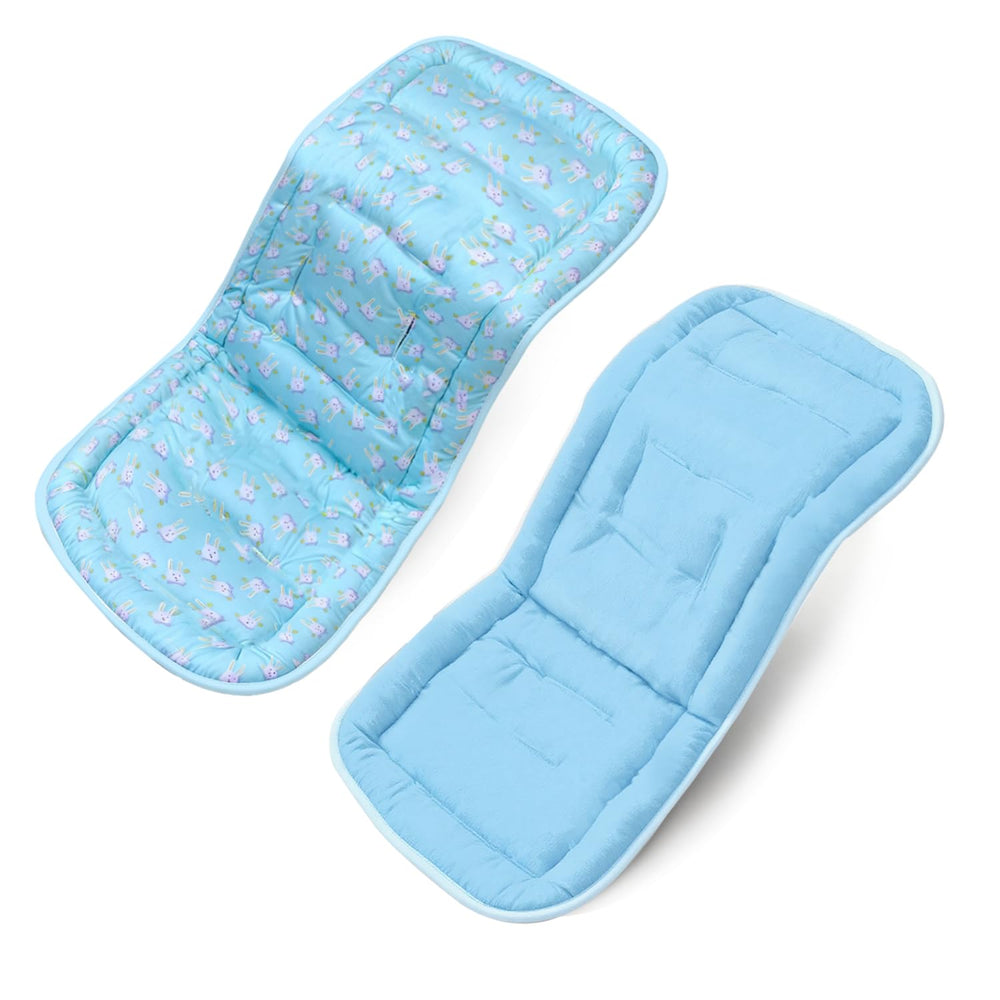 Ovelin baby stroller cushion front view with breathable cotton for comfy rides