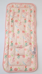Ovelin baby stroller cushion pink rose offers soft, breathable seating for infants