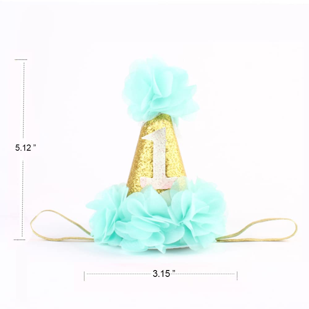 Ovenot soft nonwoven hairband mint close-up showing gentle elastic fit.