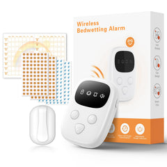 ovevve 2026 wireless bedwetting alarm main unit on nightstand for easy access