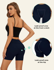 OVRUNS period shorts in night-use view ideal for overnight wear and leak reduction.