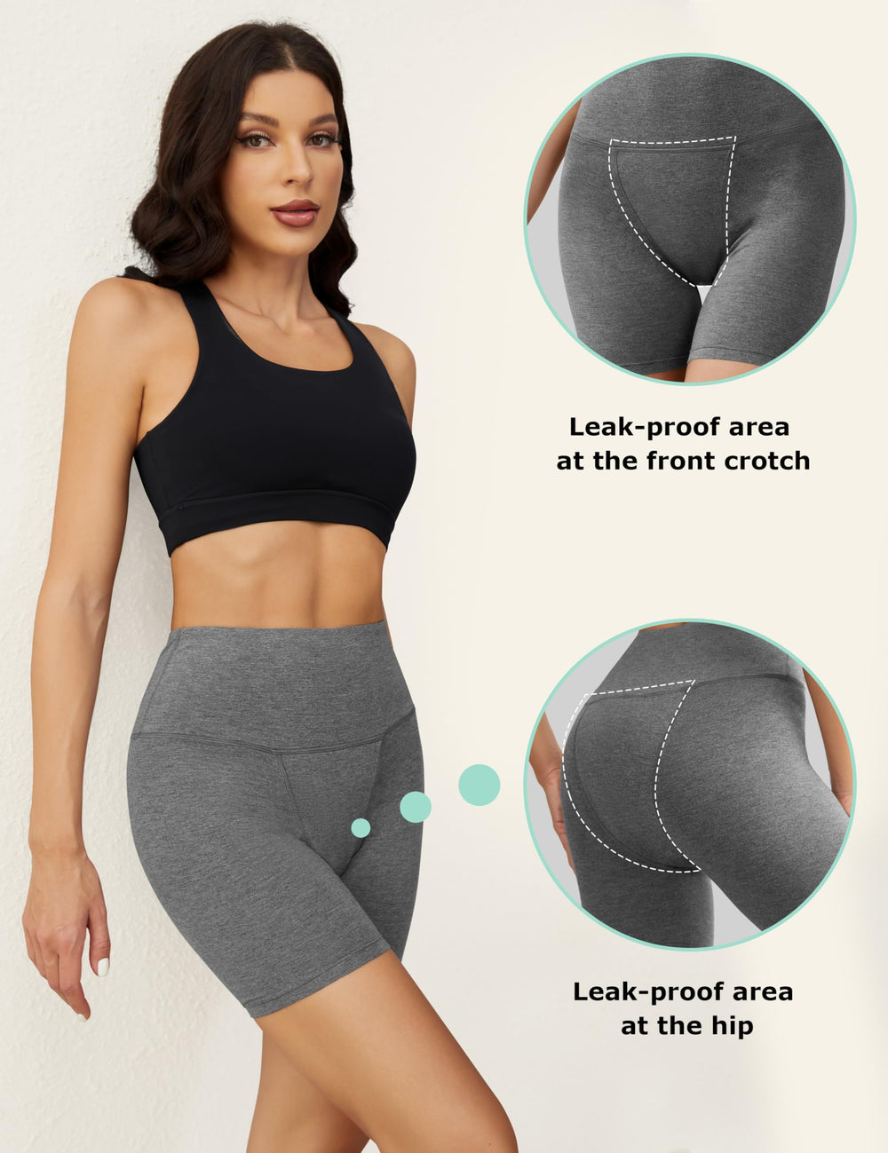 OVRUNS period sleep shorts suitable for heavy flow and rest