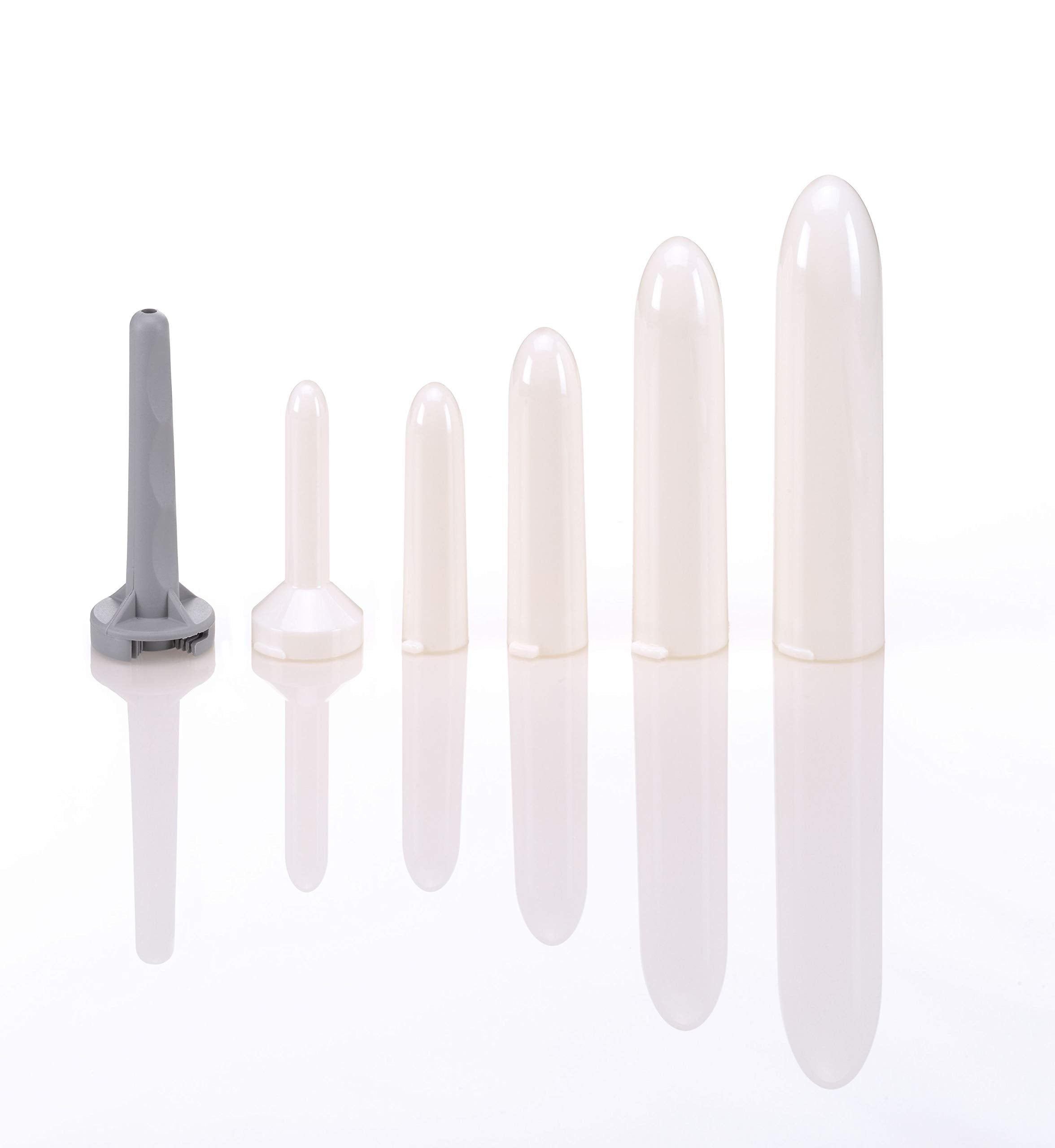 Owen Mumford Amielle Restore Vaginal Trainer universal handle for easy insertion.