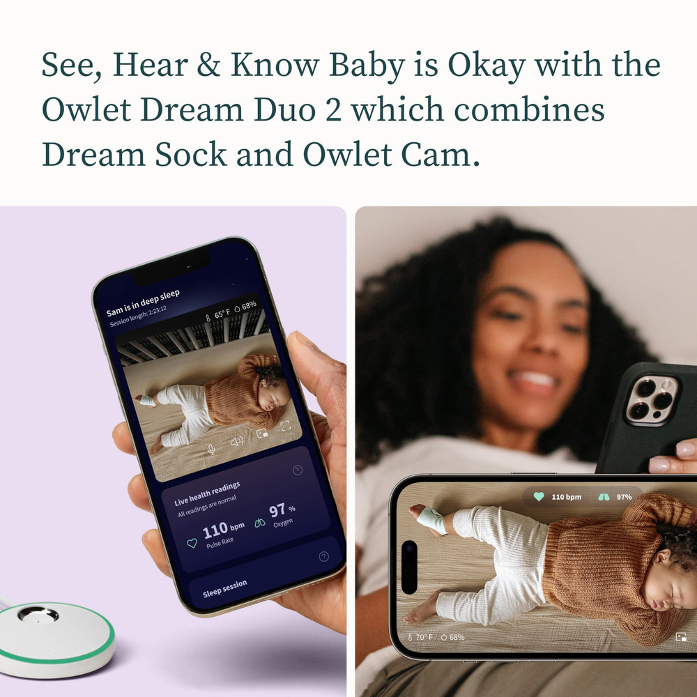 Owlet Dream Duo Gen 2 in-room monitoring setup for easy viewing