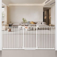 Owlie 37.4-inch extra tall gate provides a tall barrier for stairs.