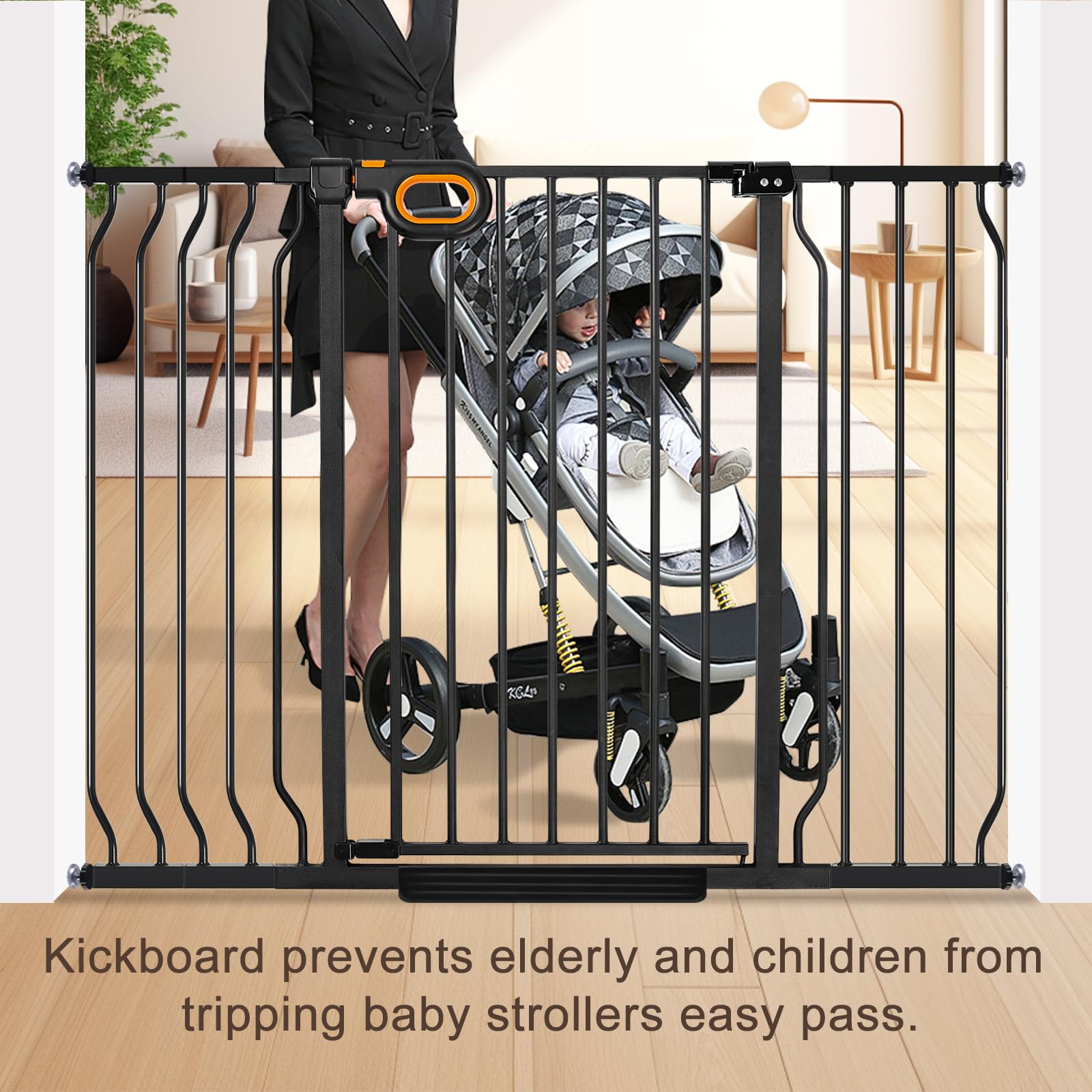 Owlie extension kit expands width from 47 to 57 inches.