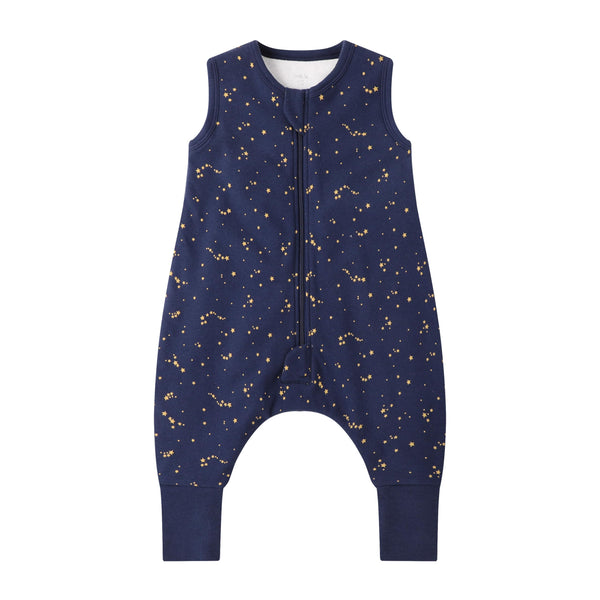 Owlivia starry sky 1.0 tog sleeping bag with feet for year-round comfort