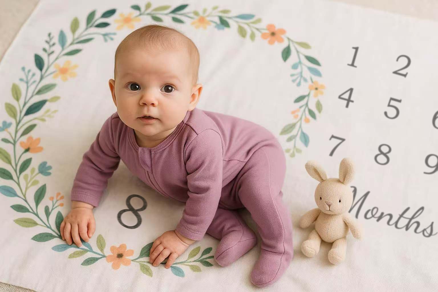 Owlivia light grey long-sleeve pajamas, breathable fabric for sensitive newborn skin.