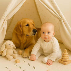 Owlivia long-sleeve organic cotton pajamas for cozy naps.
