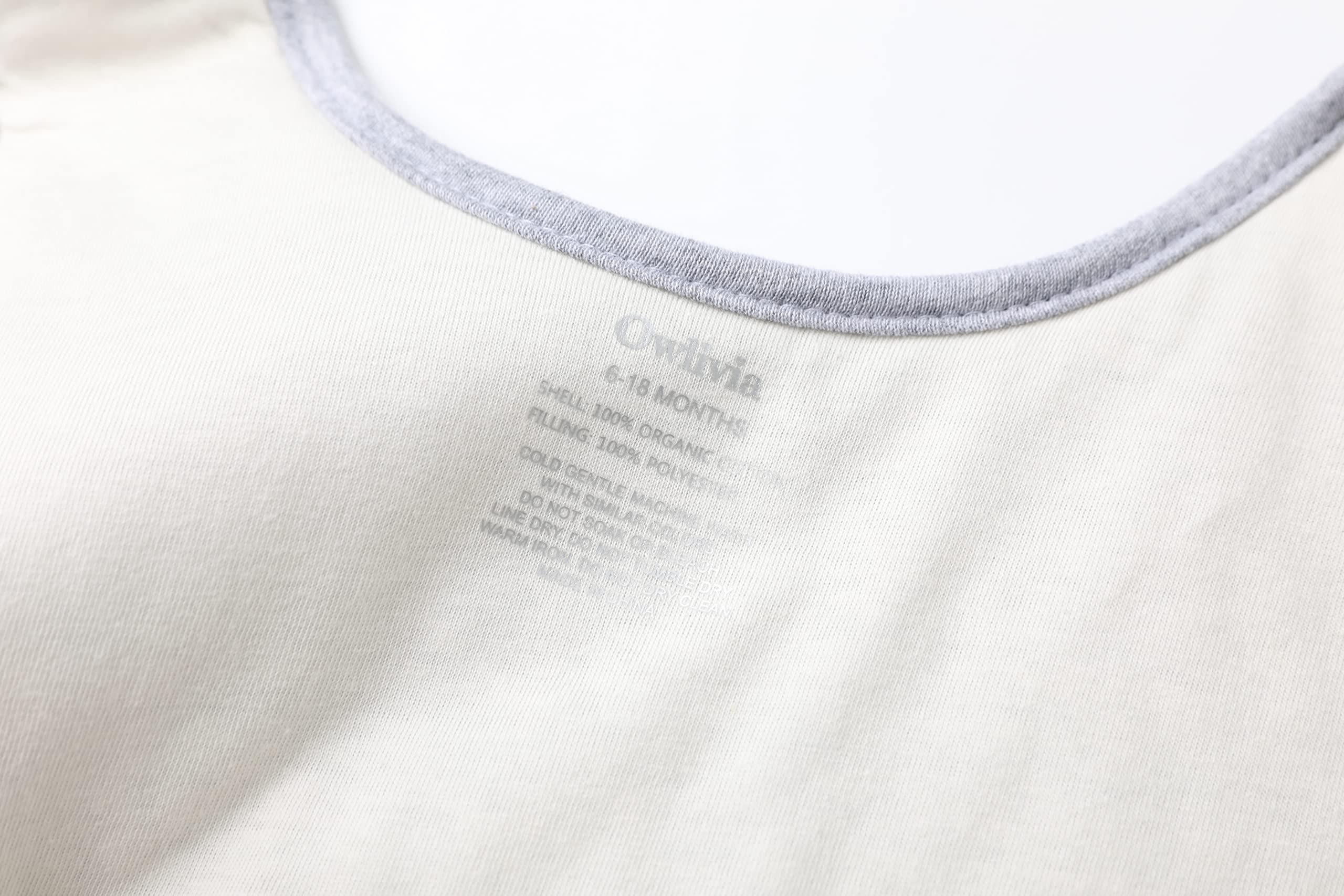 Owlivia cartoon embroidery adds a playful touch during bedtime routines