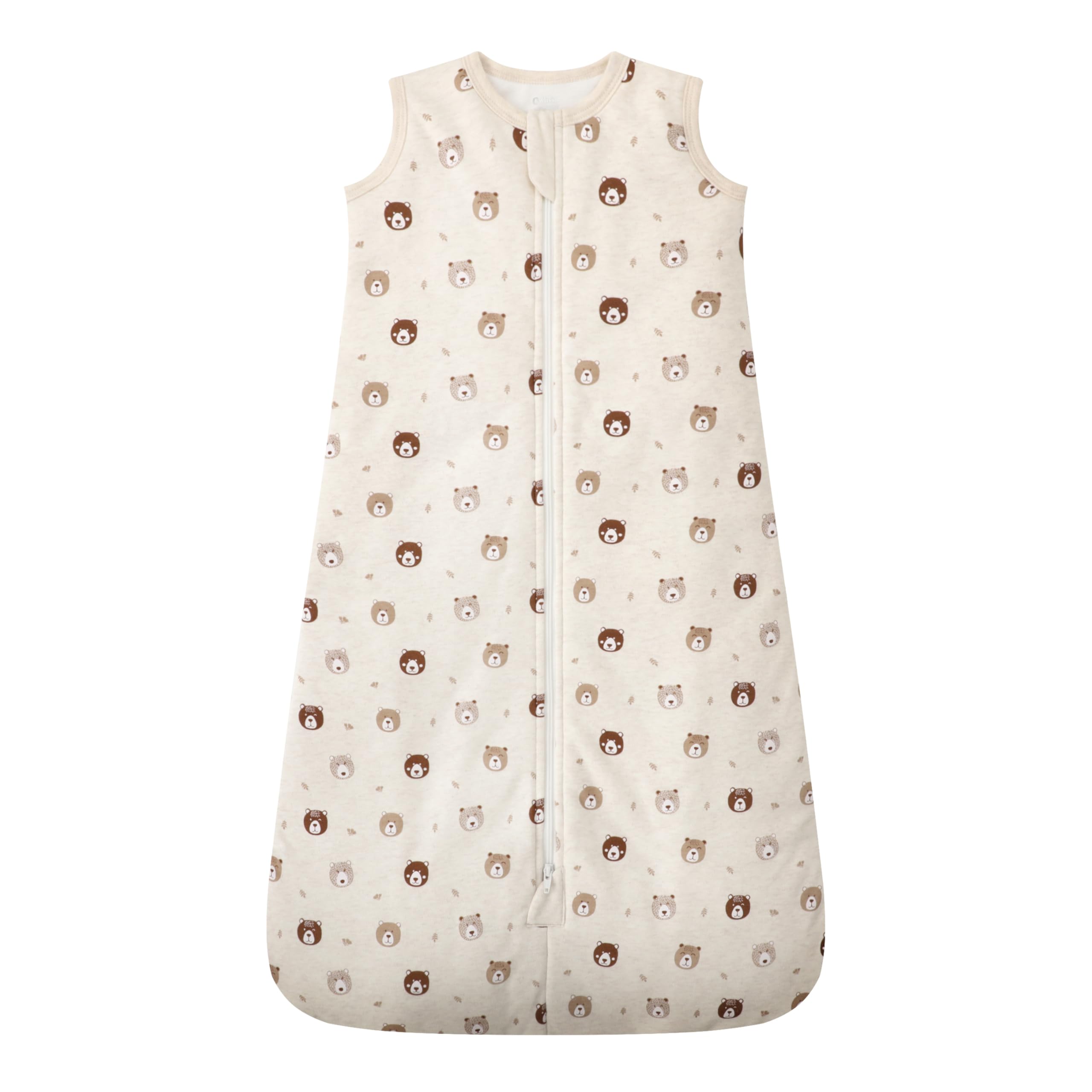 Owlivia baby sleep sack mini bear for 12-18 months, soft organic fabric for cozy nights.