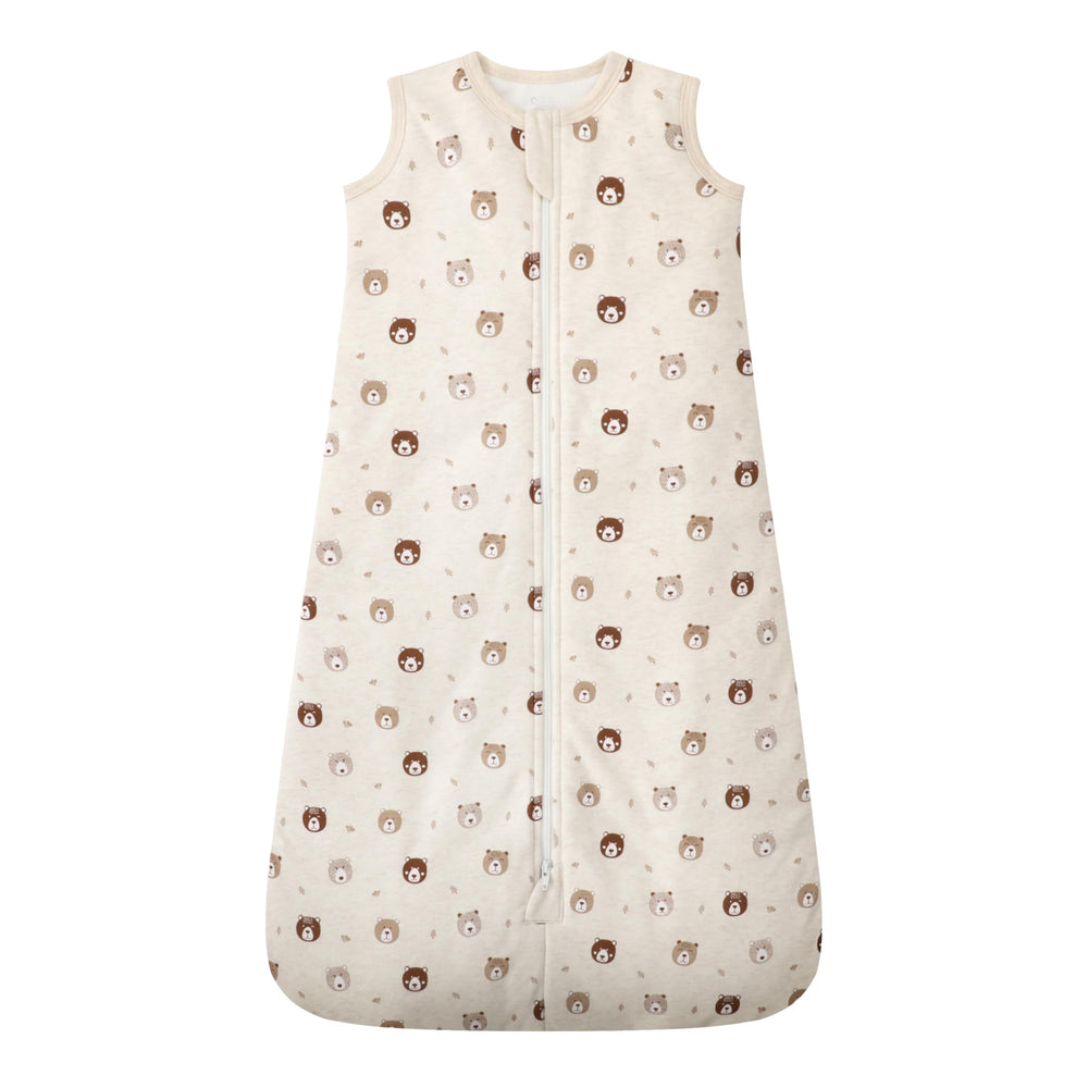 Owlivia baby sleep sack mini bear for 12-18 months, soft organic fabric for cozy nights.