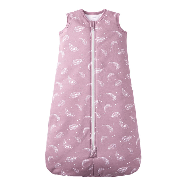 Owlivia baby sleep sack outer view with soft organic cotton fabric