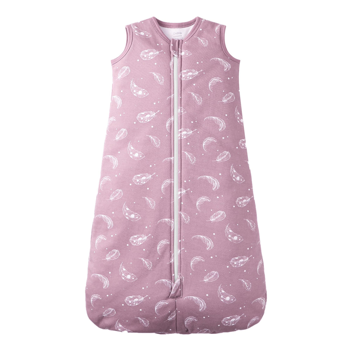 Owlivia baby sleep sack outer view with soft organic cotton fabric
