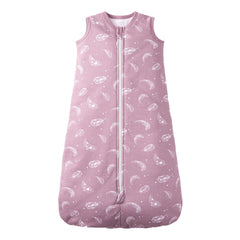 Owlivia baby sleep sack outer view with soft organic cotton fabric