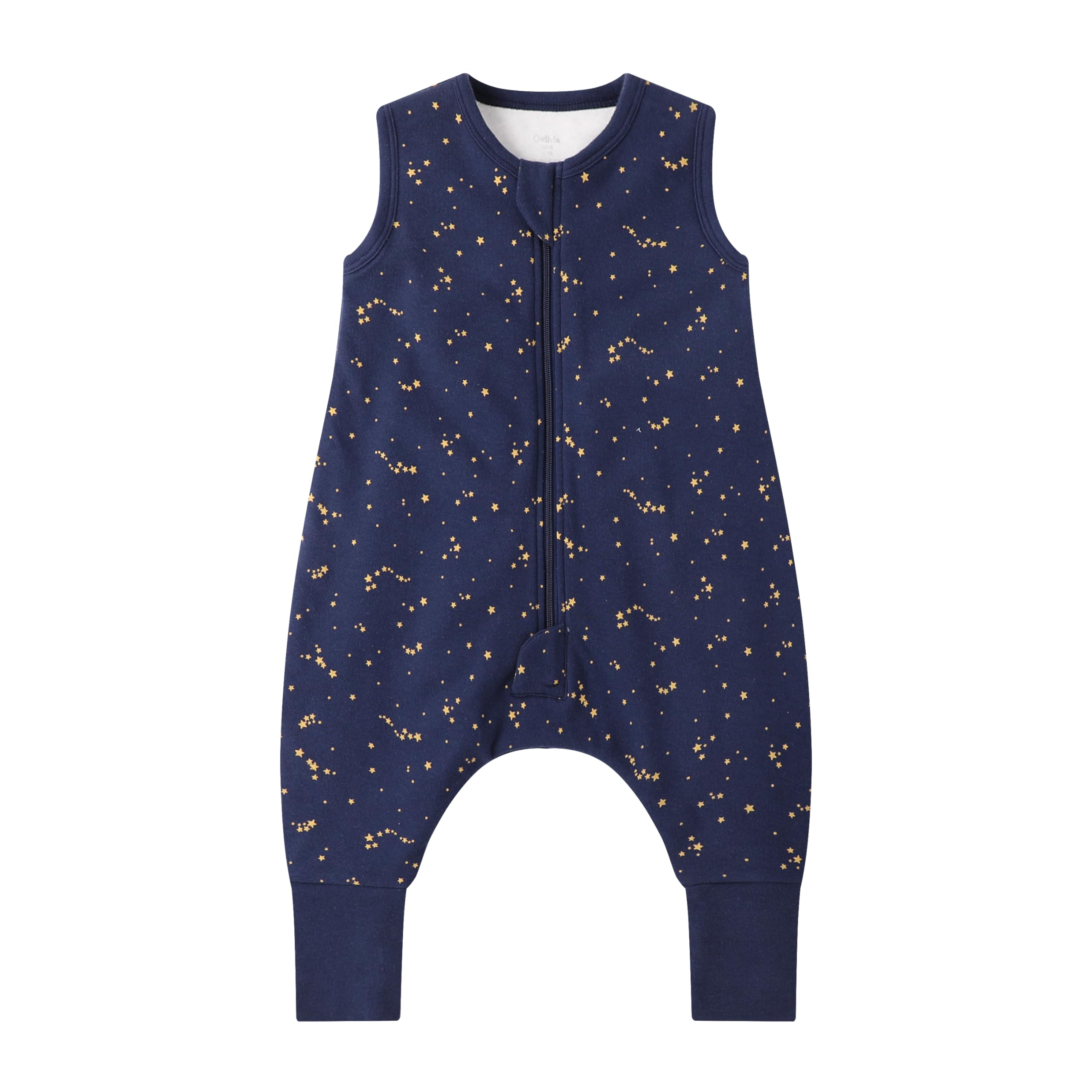 Owlivia sleeping bag with feet Starry Sky 70cm keeps baby cozy for night sleep