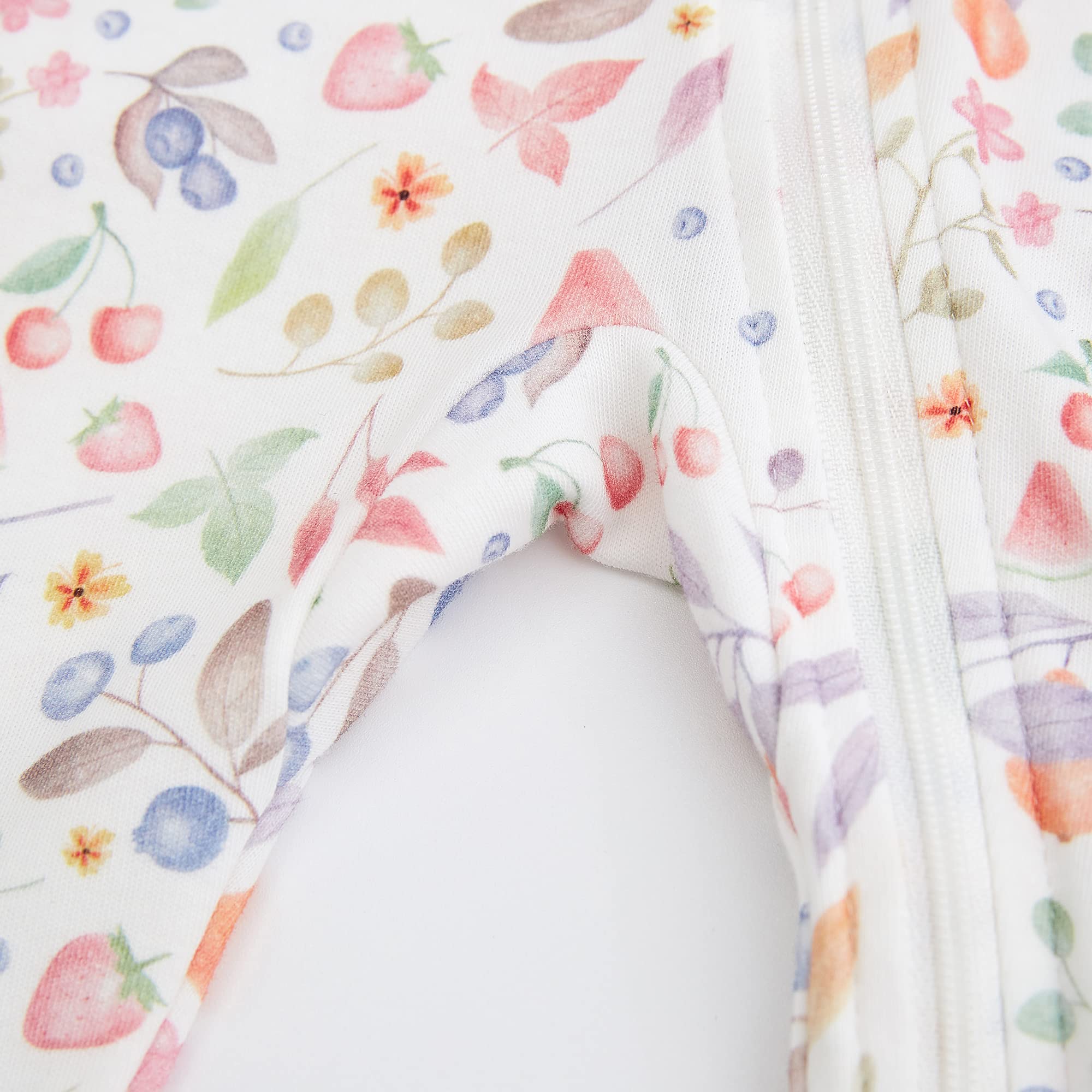 Owlivia diaper gusset provides extra room for comfortable diaper changes.
