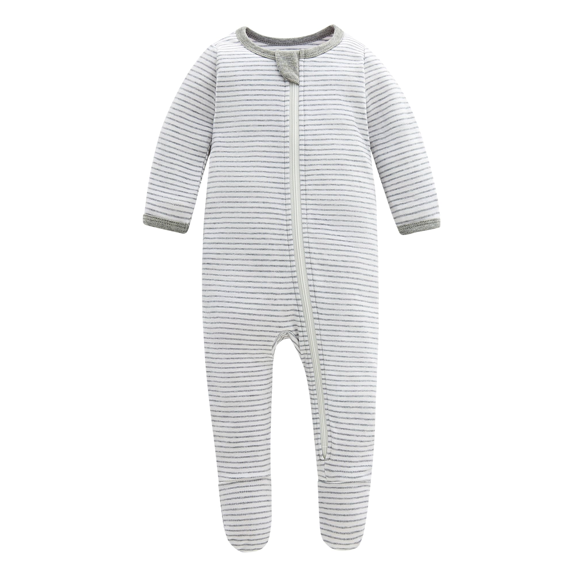 Owlivia long-sleeve 0-3m pajamas protect against chilly air.