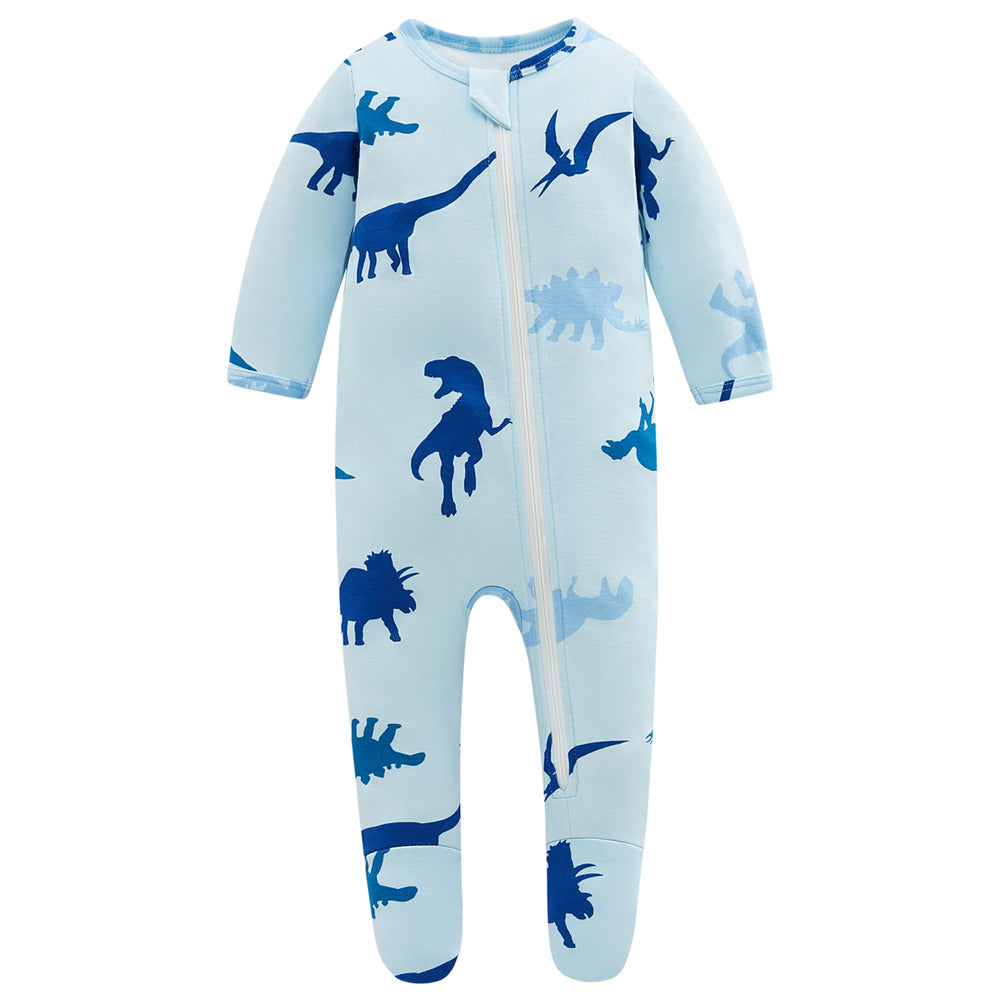 Owlivia 0-3 month size ideal for newborn sleepwear needs.