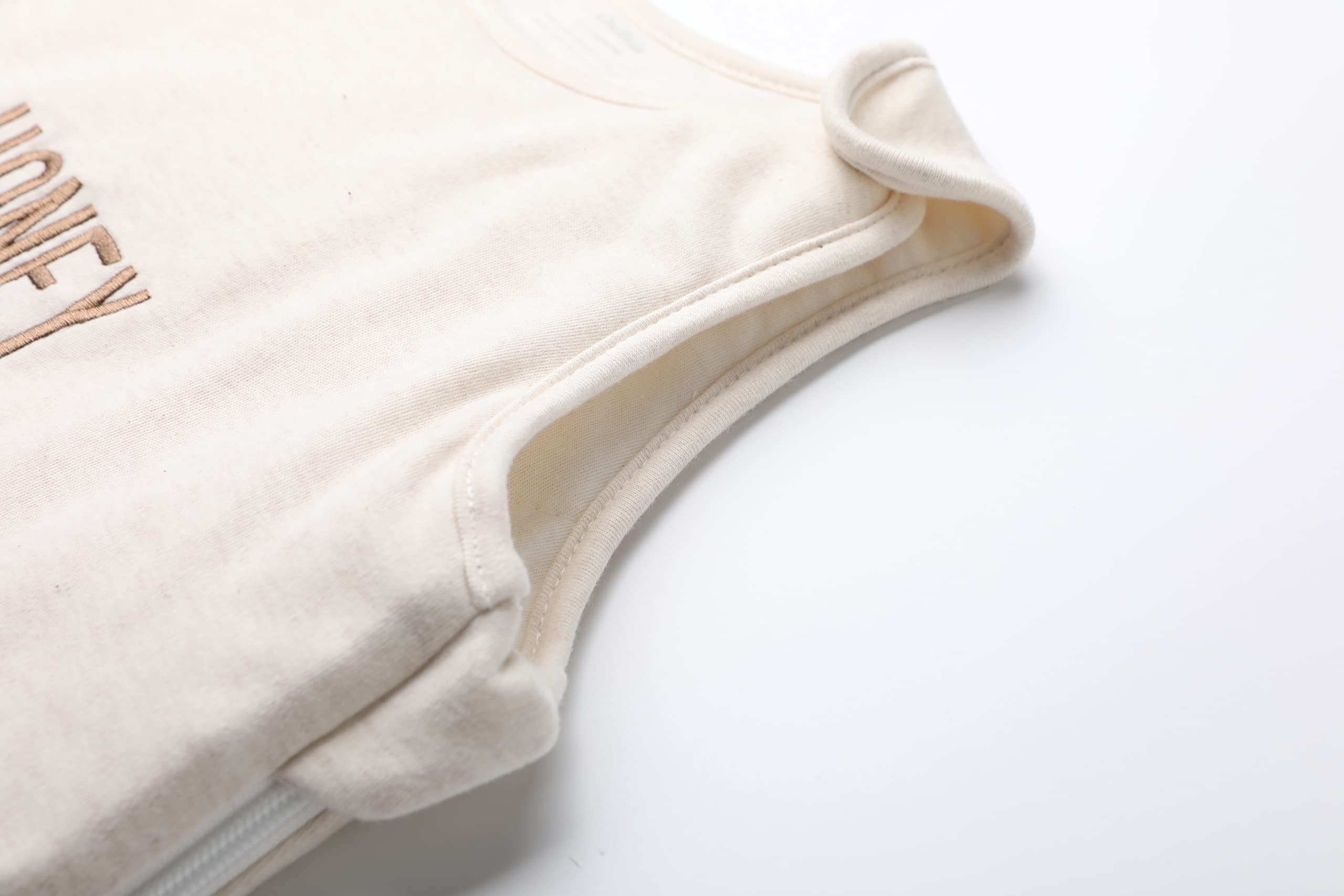 Owlivia sleep sack size 0-6m label for newborn fit