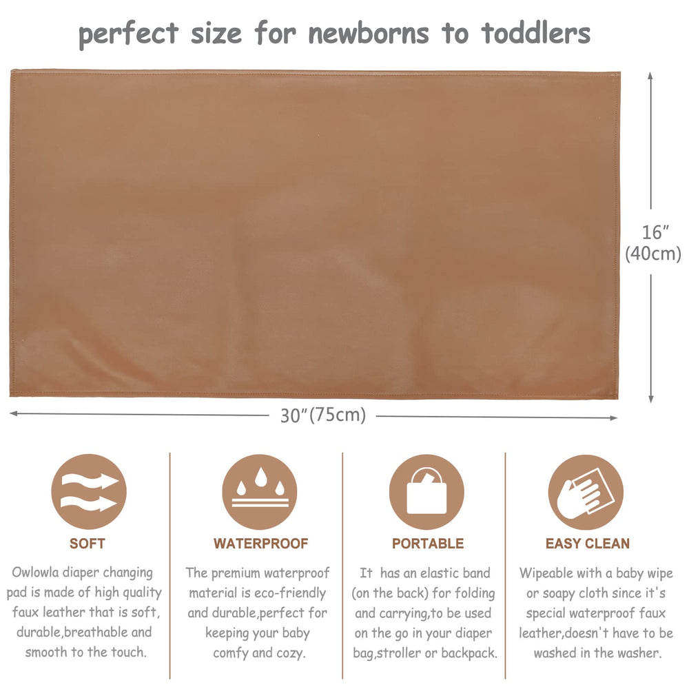 Owlowla 30x16 inch size, roomy for newborns and small toddlers.