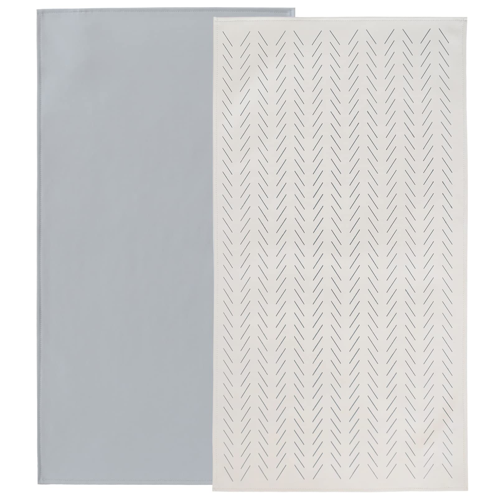 Owlowla baby diaper changing pad in gray herringbone for gentle diaper changes