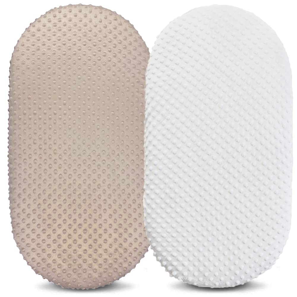 Owlowla bassinet sheet in ultra-soft minky fabric for gentle, cozy sleep.
