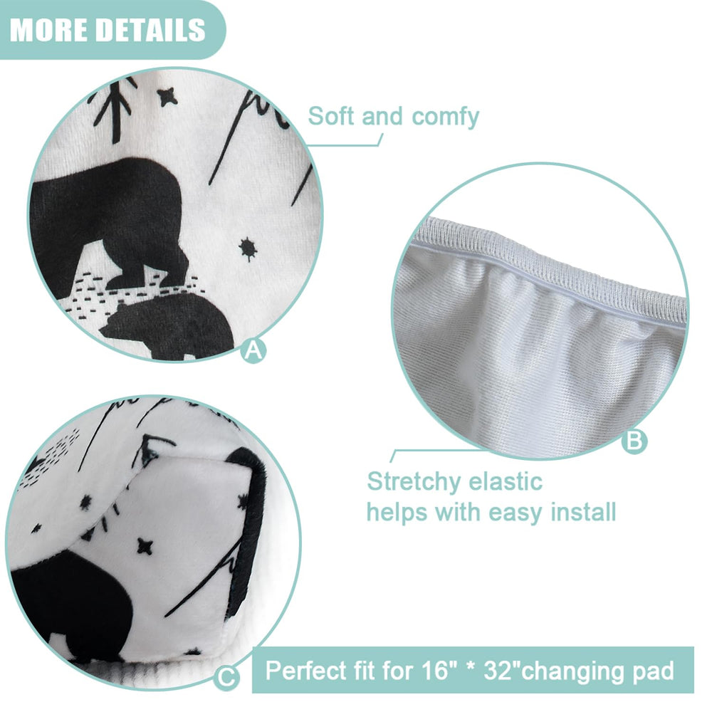 Owlowla cover uses an elastic bottom band to stay securely in place.