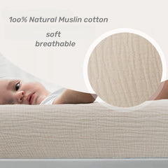 Owlowla changing pad cover fits standard 16x32 inches with four-way stretch