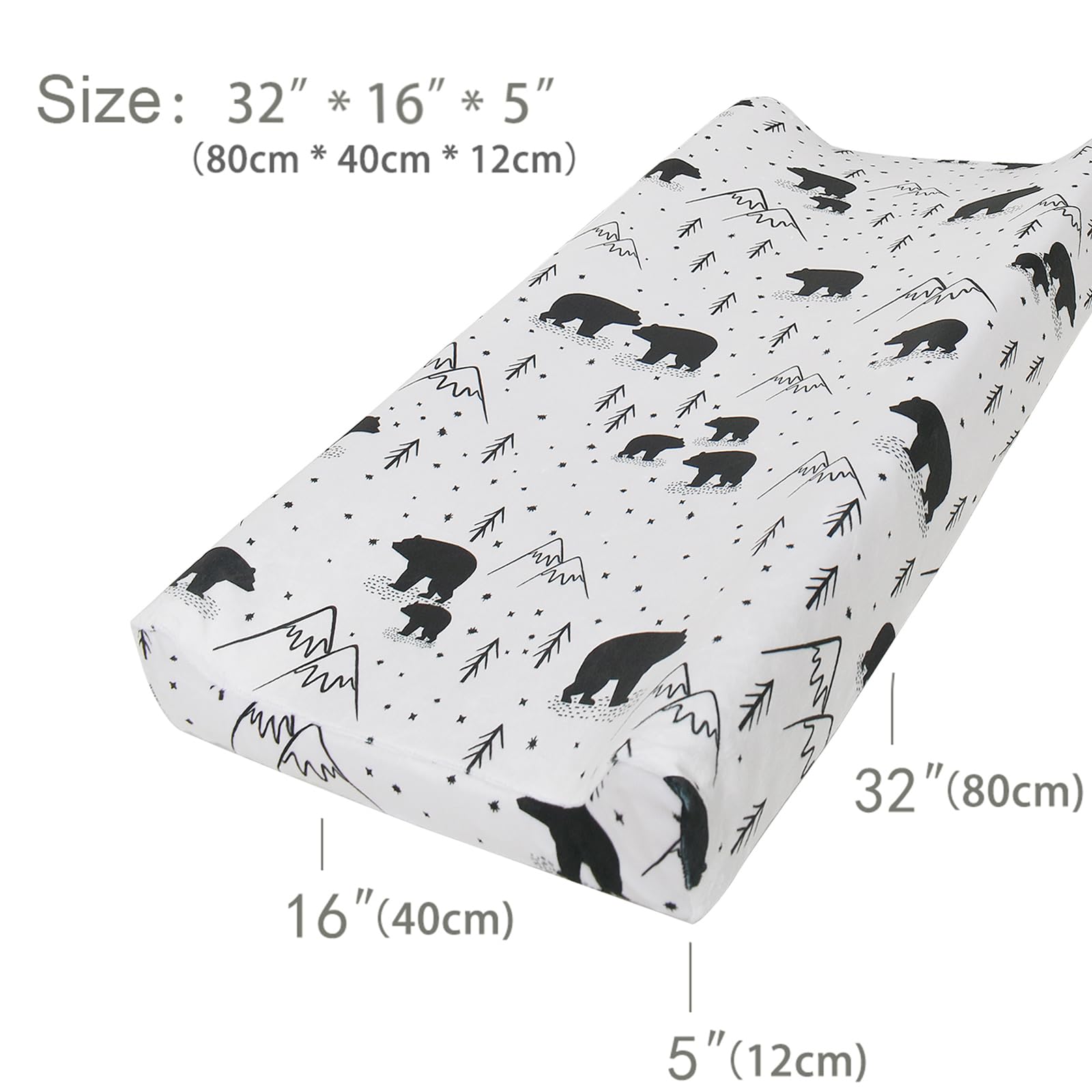 Owlowla changing pad cover is machine washable for quick cleanup.