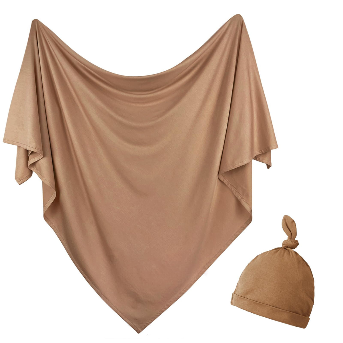 OWLOWLA copper swaddle blanket 32x32 for newborn comfort and coverage