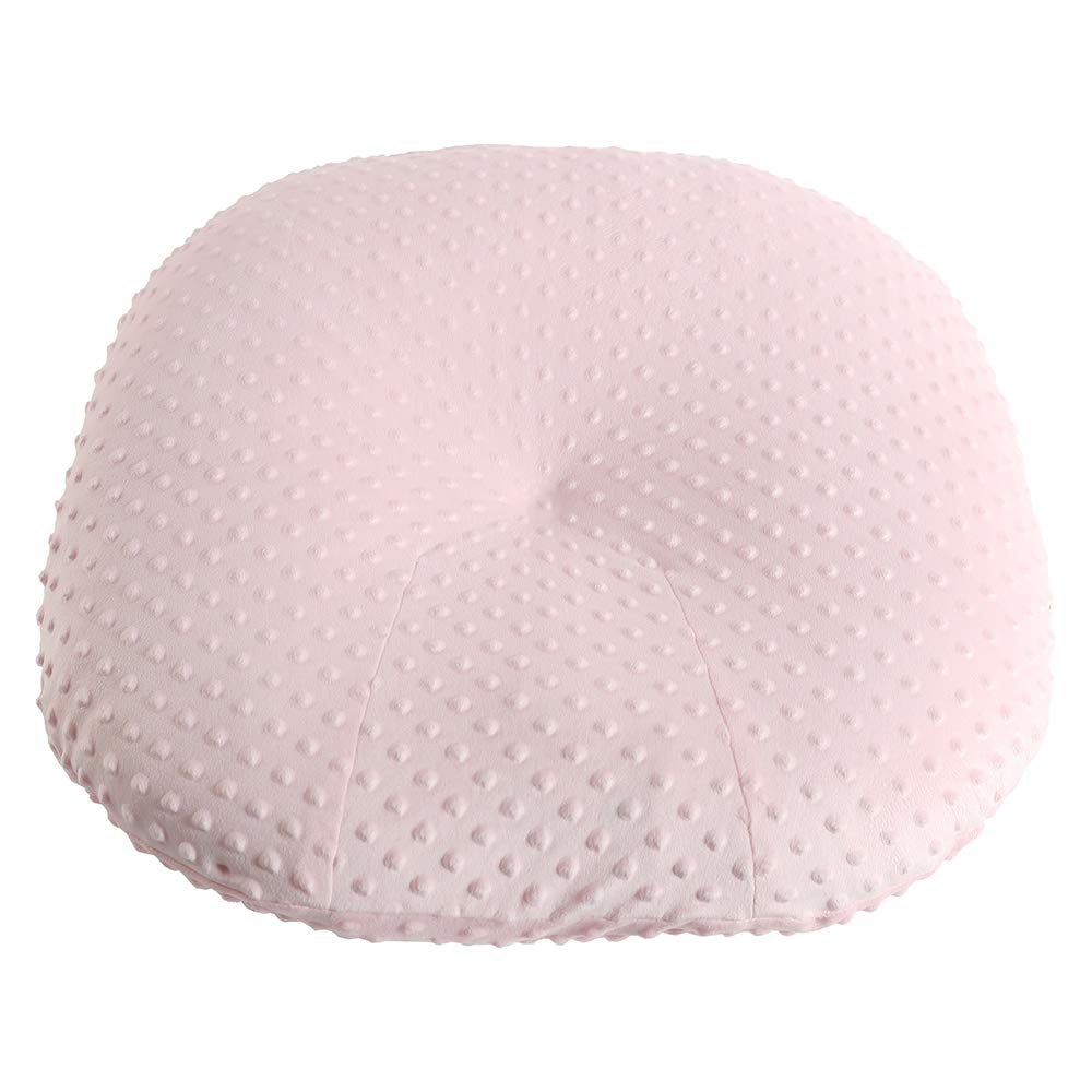 OWLOWLA newborn lounger cover in blush pink; ultra-soft and easy to wash.