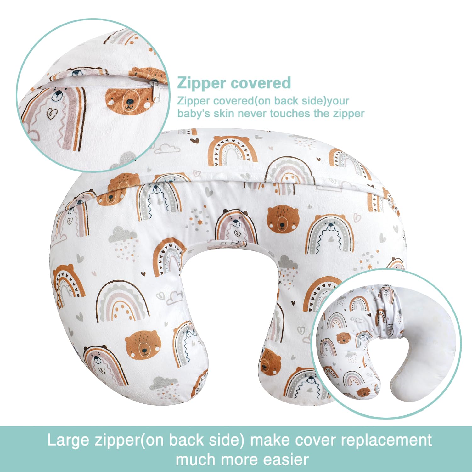 OWLOWLA cover is machine-washable and fade-resistant for easy cleaning.