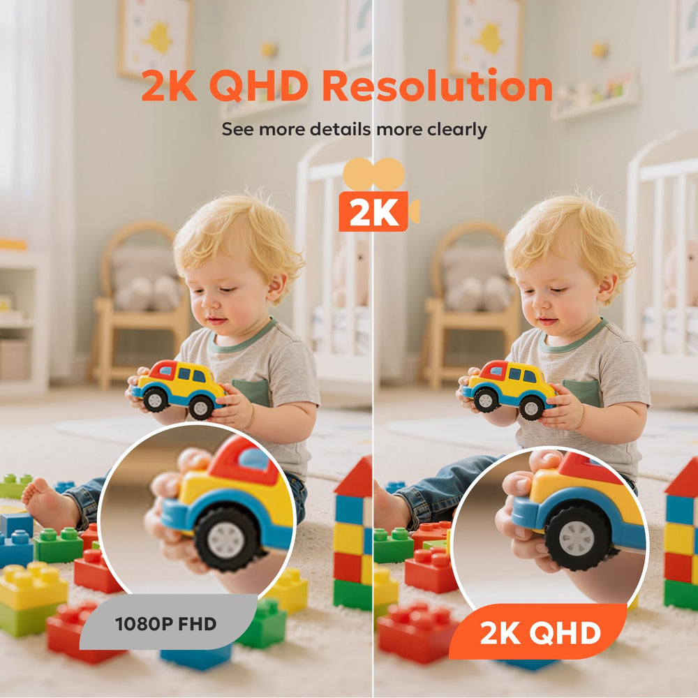 Owltron camera with 360-degree coverage for full-room awareness.
